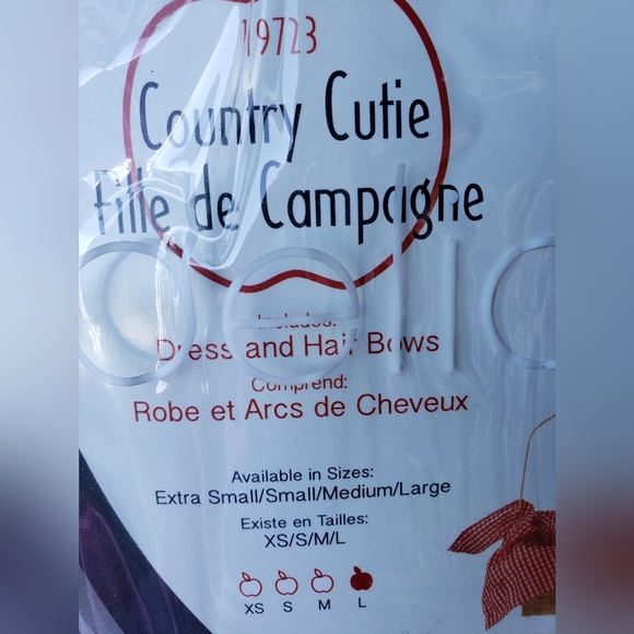 Country Cutie Costume Sz-L - Picture 5 of 8